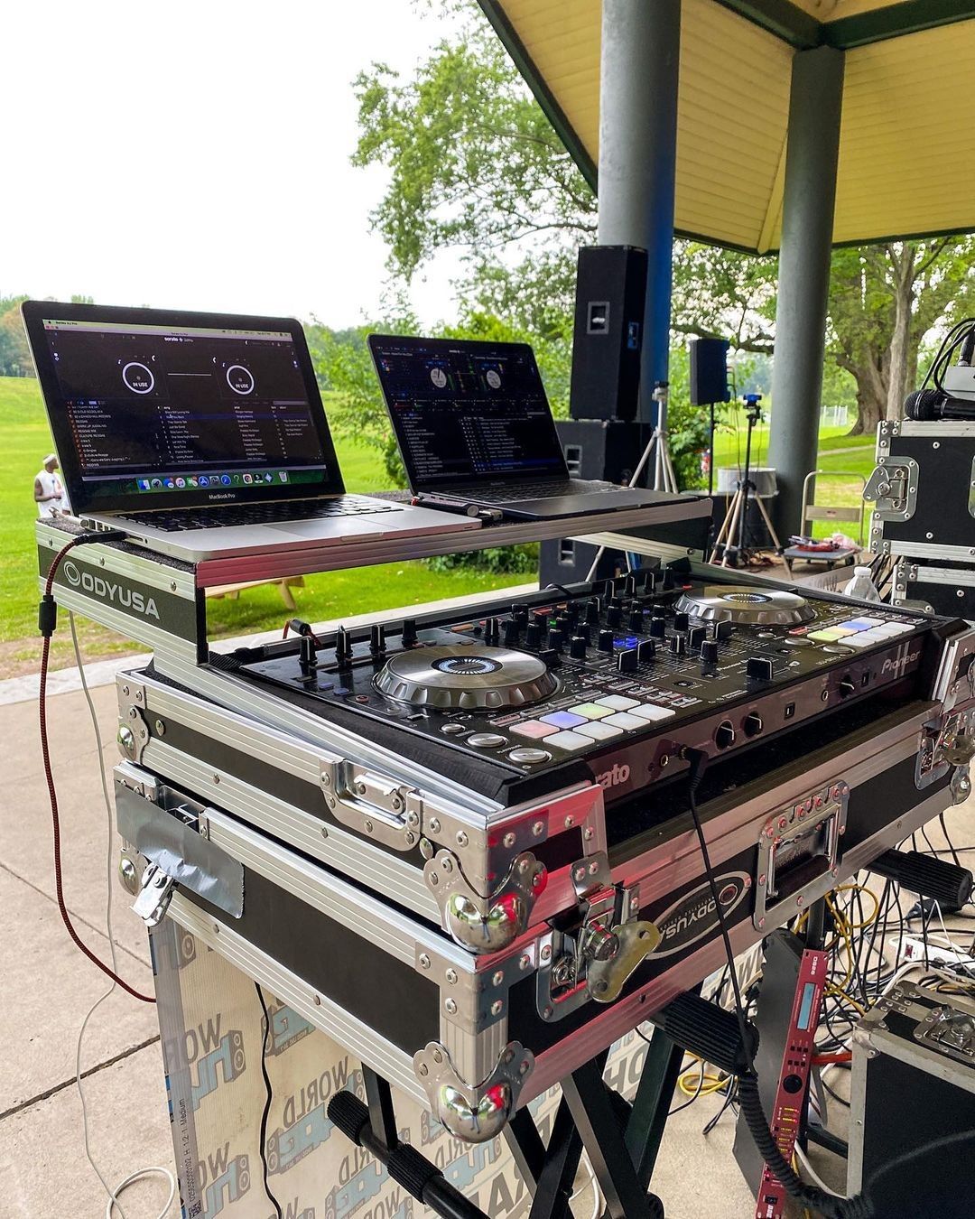 Mixing Desk Setup